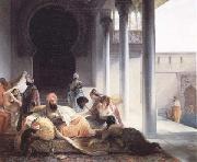 Francesco Hayez Interno di Harem (mk32) oil